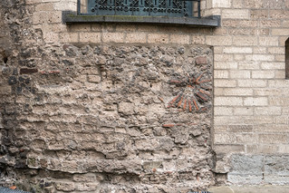 Spätantikes Mauerwerk an der Nordseite St. Gereon