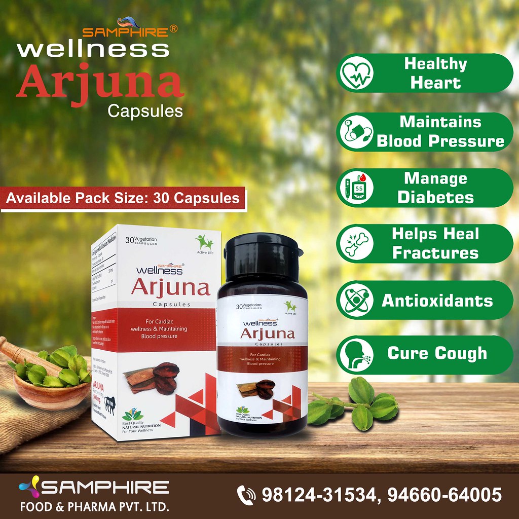 Arjun Capsules | Samphire wellness Arjuna Capsules Per servi… | Flickr