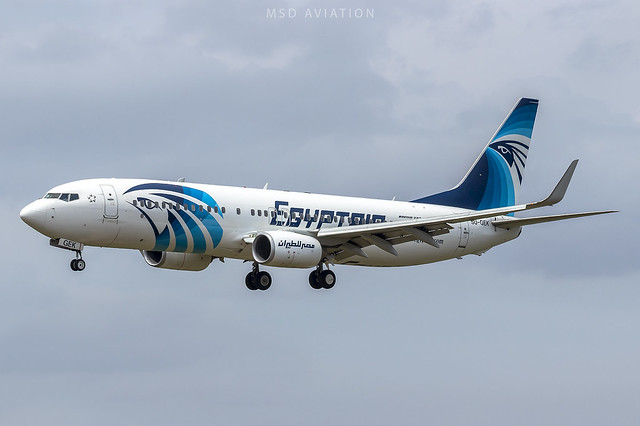 Boeing 737-866 SU-GEK Egyptair @ BCN/LEBL