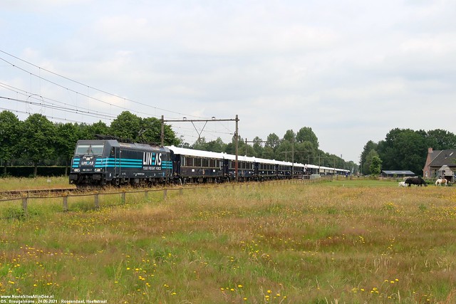 LINΞΛS 186 293 + Venice Simplon Oriënt Express - Roosendaal 🇳🇱 24-06-2021.