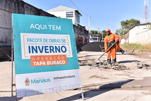 25.06.21 - Prefeito David Almeida vistoria pacote de "Obras de Inverno" e destaca programa "Mais Manaus"