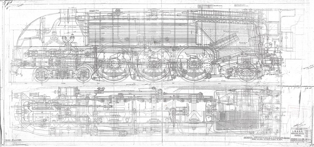 462 Configuration Engine Train General arrangement 4-6-2 passenger engine 6235 to 6244 & … | Flickr