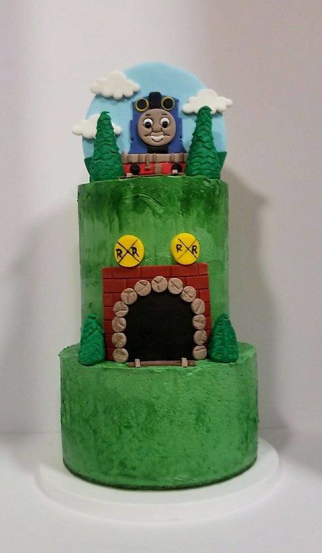 Thomas the Train by Nancy Hilpert of Nancy's Piece of Cake