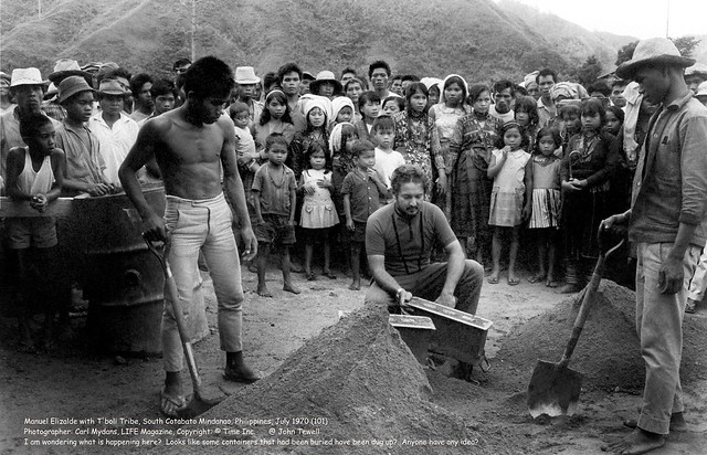 Manuel Elizalde with T'boli Tribe, South Cotabato Mindanao, Philippines, July 1970 (102)