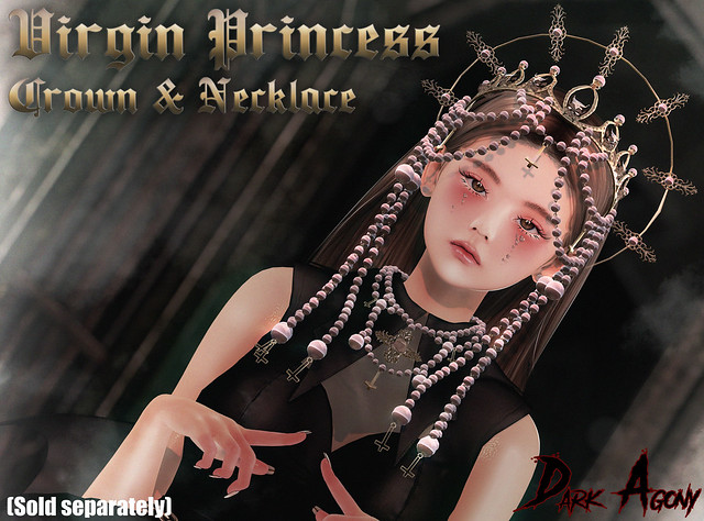 Virngin Princess Crown and Necklace - Dark Agony