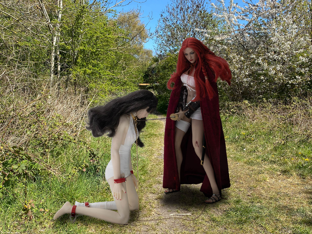 Red Sonja meets the Slave. 51271647097_19ee44493c_b