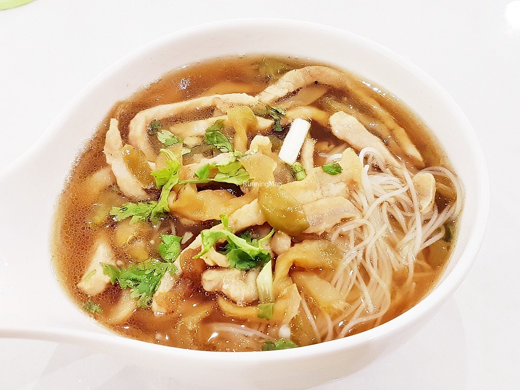 Shredded Pork With Pickled Mustard Greens Vermicelli Soup