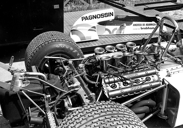 BRAHAM BT 37 - Ford Cosworth Andrea de Adamich G. P Spain Formula 1 1973