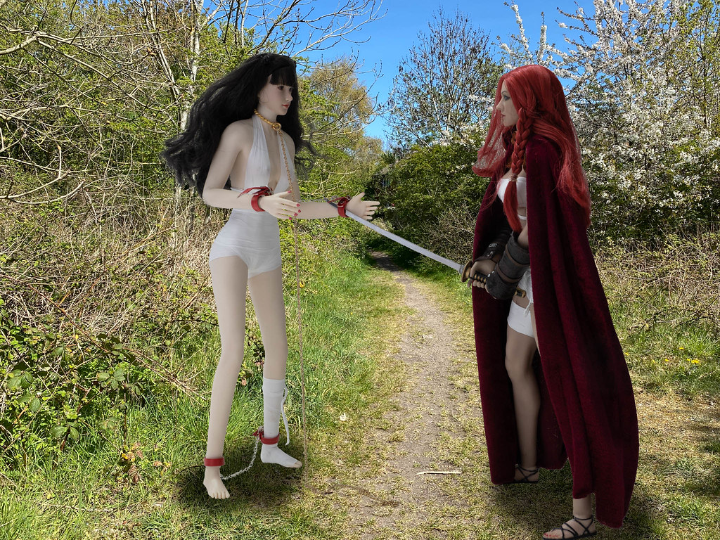 Red Sonja meets the Slave. 51272393801_54977efac1_b