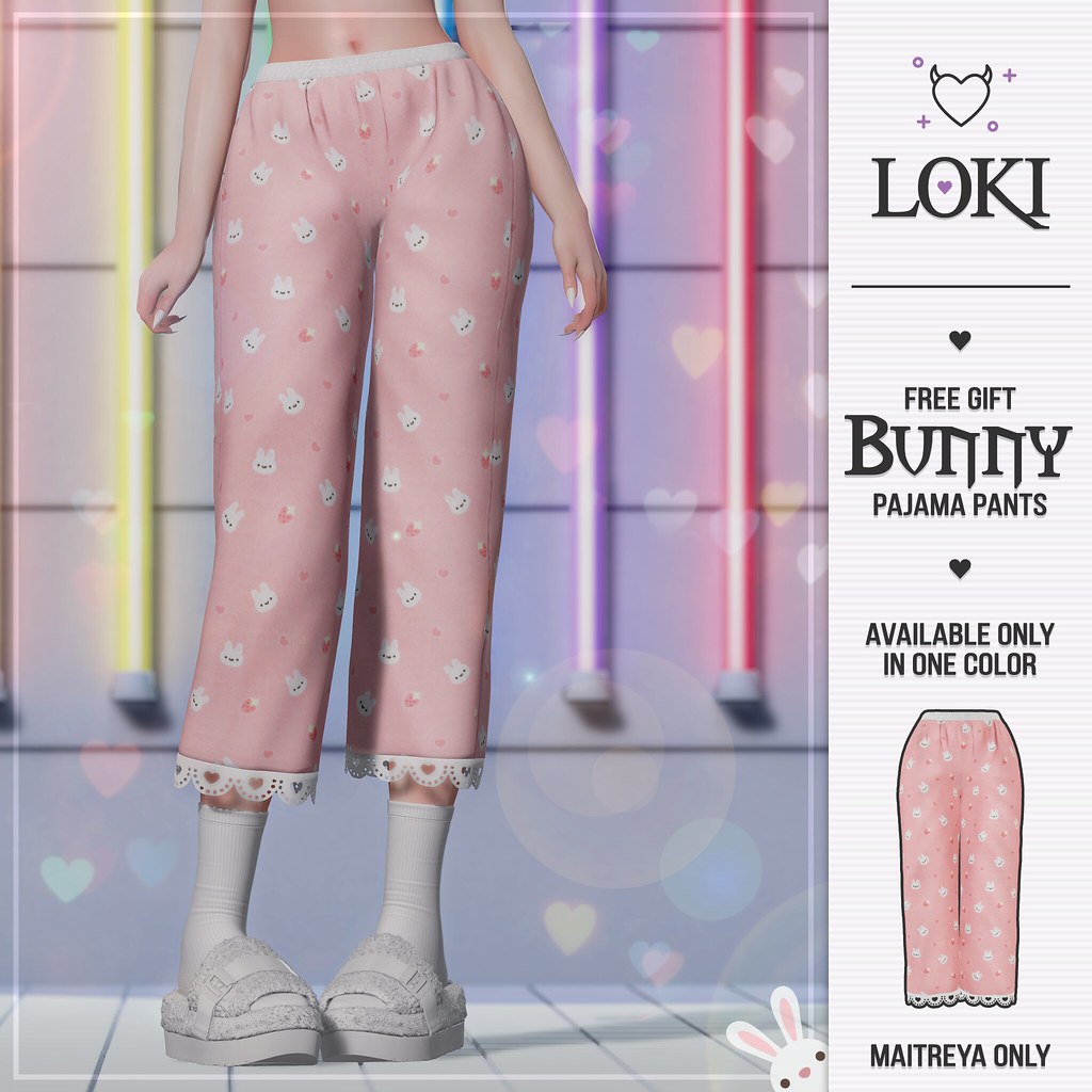 Loki • Bunny Pajama Pants • GIFT