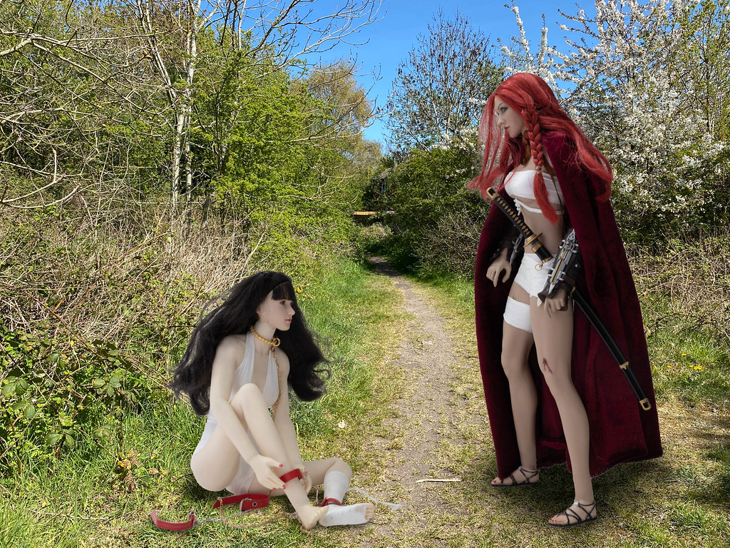 Red Sonja meets the Slave. 51273423900_344f376fd8_b