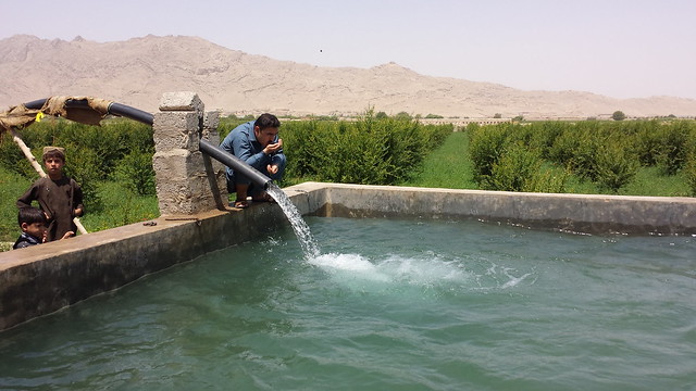 Irrigation systems in Kandahar.