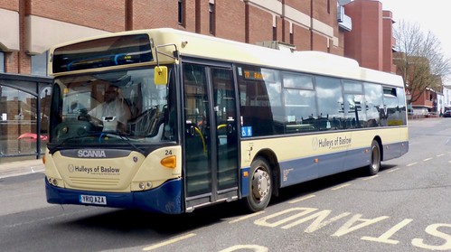 YR10 AZA ‘Hulleys of Baslow’ No. 24. Scania N230UB / Scania Omniciti /1 on Dennis Basford’s railsroadsrunways.blogspot.co.uk’