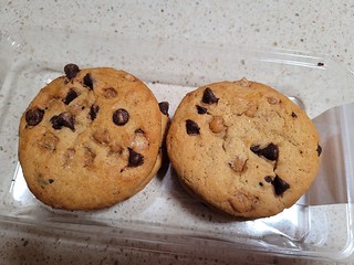 Coles Vegan Chocolate Chip and Salted Caramel Cookies