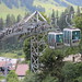 Unikátní skupinová kyvadlová lanovka Dorfbahn se zalomenou trasou (foto Radim Polcer), foto: Radim Polcer