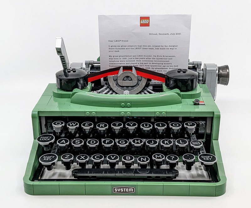 21327: Typewriter On-hands
