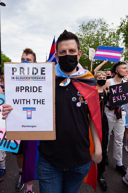 TransPride London Protest