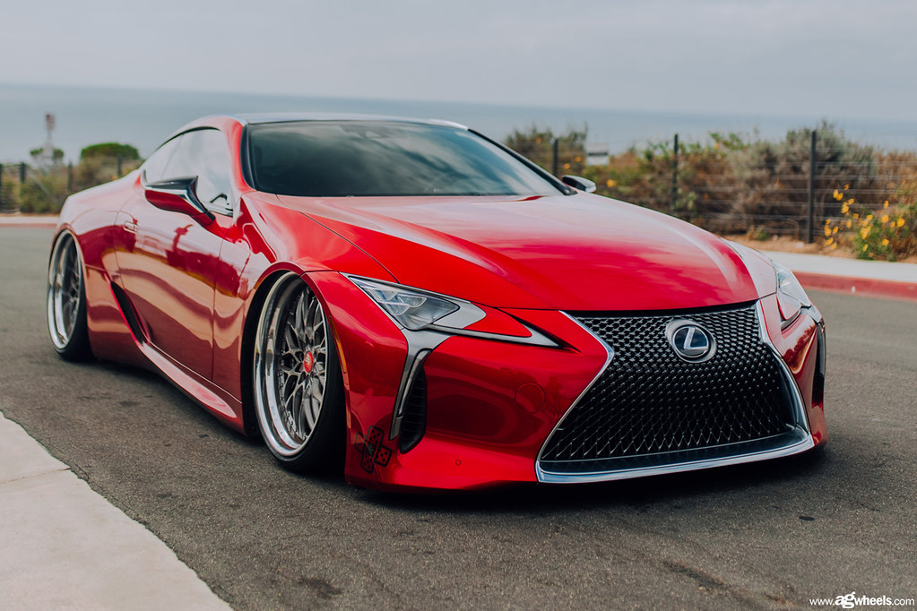 Lexus LC500 AG Wheels SR10 Brushed Grigio