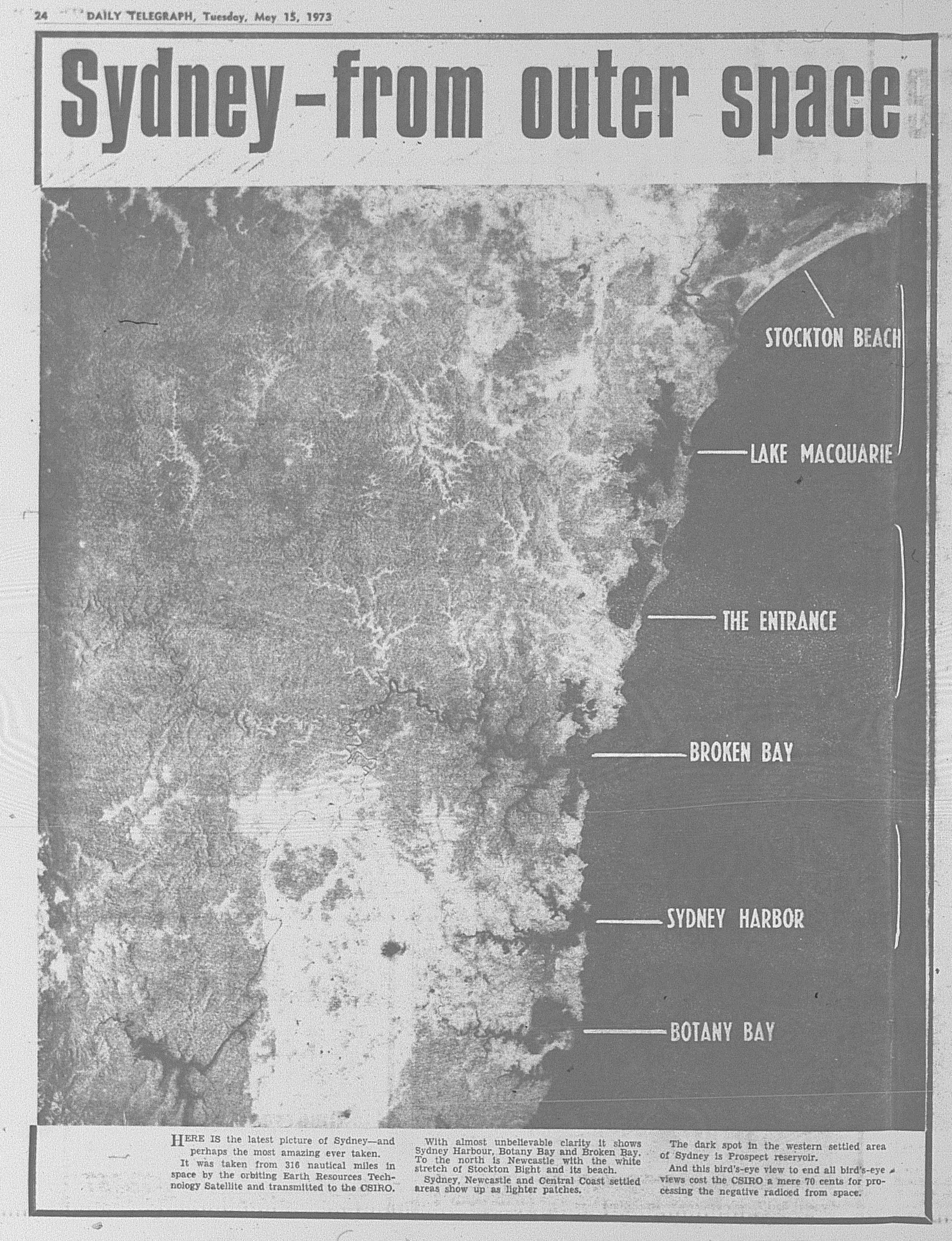 Sydney Aerial May 15 1973 daily telegraph 24