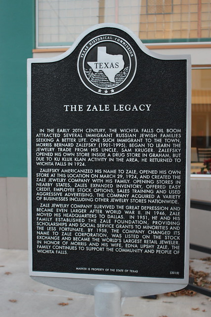 Zale Historic Marker, Wichita Falls, TX