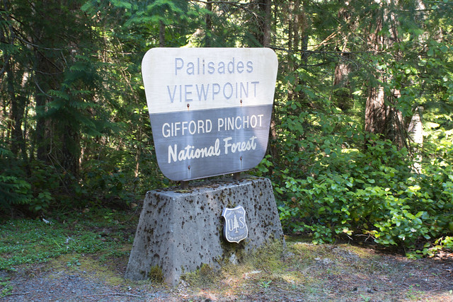 Plisades Viewpoint ~ Gifford Pinchot National Forest