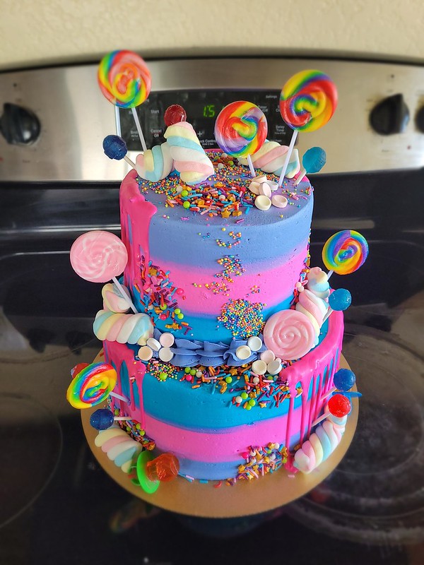 Candy Land Cake by Babybsweets