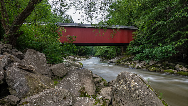 McConnells Mill Covered Bridge.