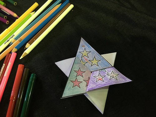 Completed star card, Rehua Marae