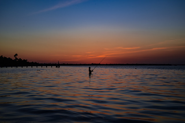 Bayside Sunset Fishing (YDG_0198)