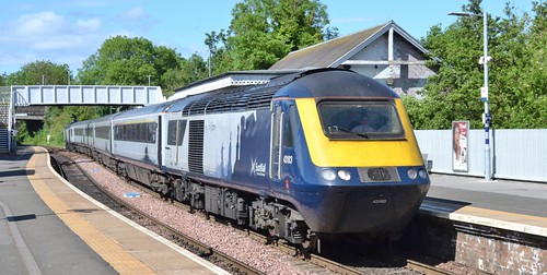 43183 ‘ScotRail’ paired with 43028. BREL Crewe built HST on Dennis Basford’s railsroadsrunways.blogspot.co.uk’