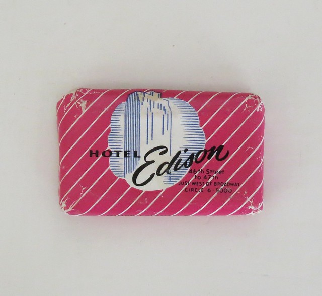 Vintage Travel Soap - Hotel Edison - New York