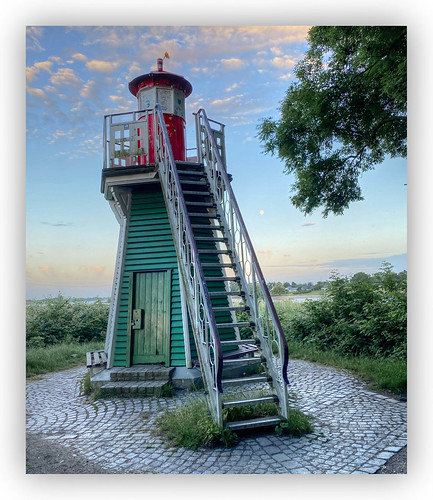 lighthouse by Körnchen59, Das Leuchtfeuer Bunthaus war ein Orientierungsfeuer an der Bunthäuser Spitze, der Fahrwassertrennung