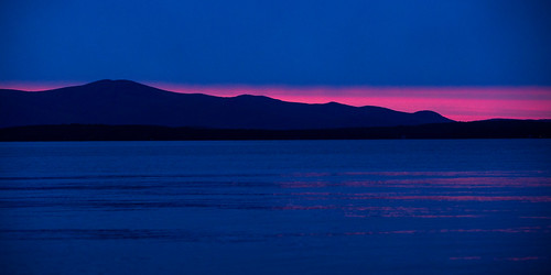 ossipee range lake winnipesaukee new england nature sunset