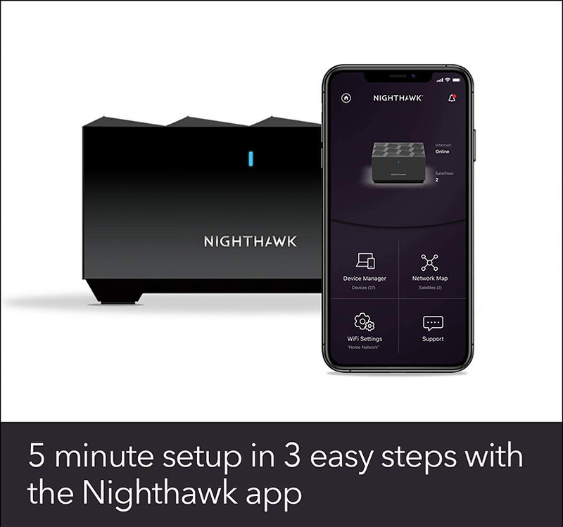 Netgear Nighthawk MK62 Nighthawk AX1800 AX Mesh WiFi 6 System (2-pack) Router