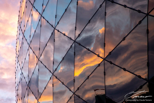 ottawa ontario canada sunset reflection glass architecture claude tomaro boldcolors cloud