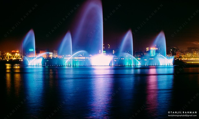Dhaka Hatirjheel Project Water Lighting
