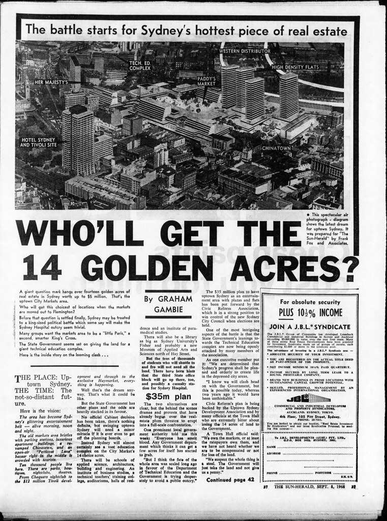Haymarket Redevelopment September 8 1968 sun herald (1)