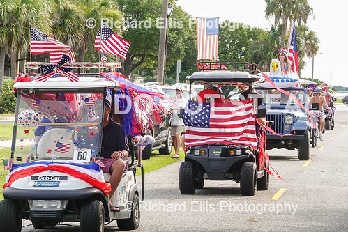 Small Town America Independence Day Golf Cart Parade