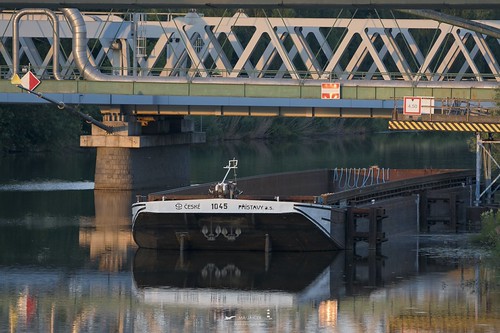 Kolín wharf by MJ.images.photo, At the sunsetczechrepublic czech kolínsko kolín sunset labe elbe river harbour