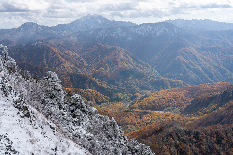 雨飾山の山頂