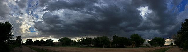Storm over Albuquerque, New Mexico, USA.
