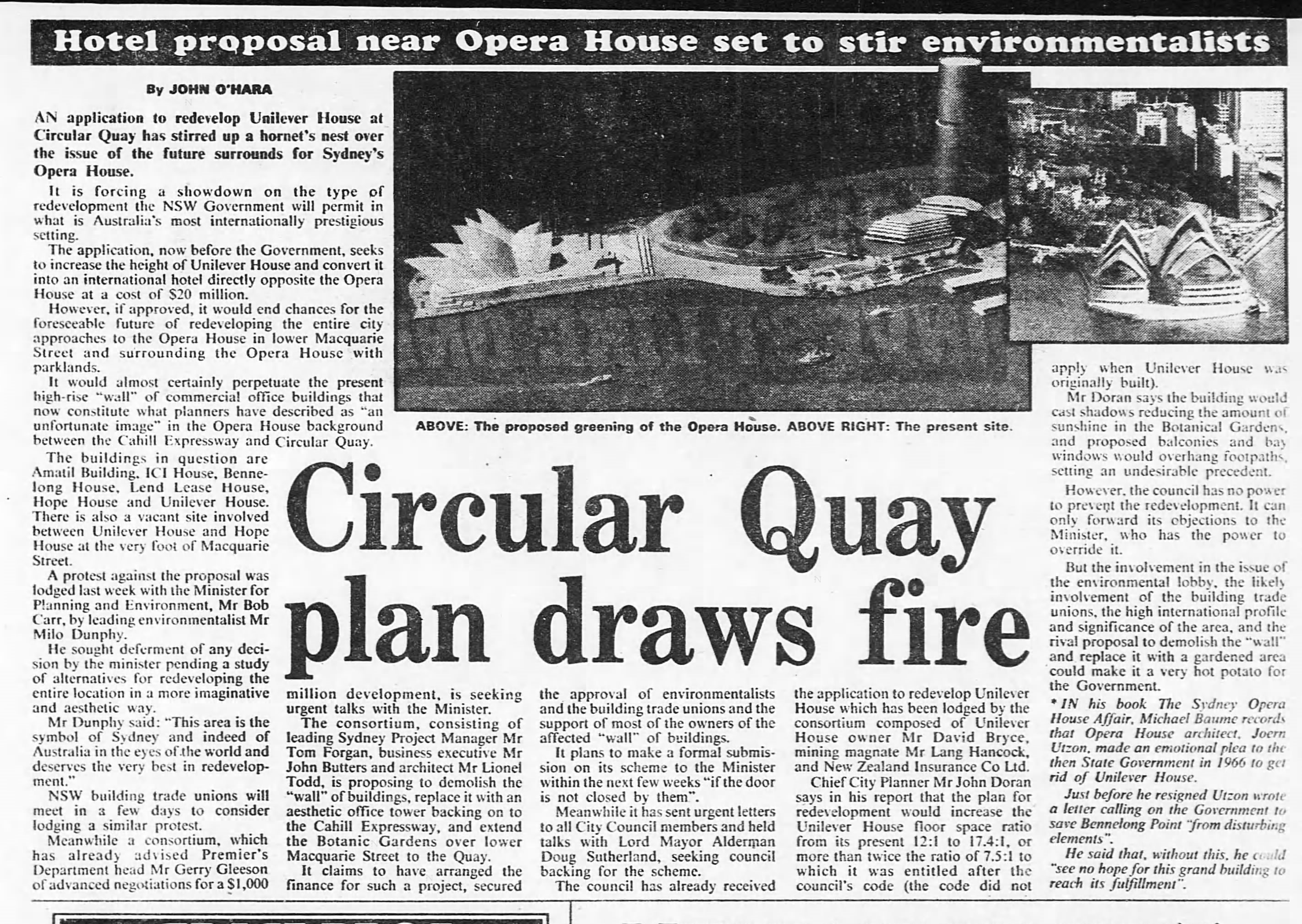 East Circular Quay March 16 1986 Sun Herald 17