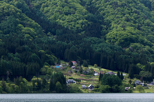 Settlement by Lake Kizaki-ko