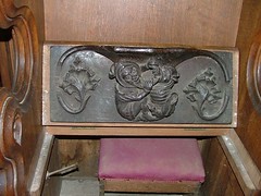 misericord: two clowns