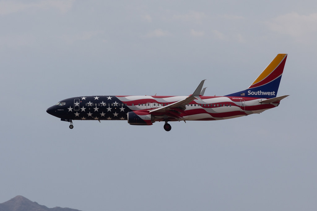 Southwest Airlines Boeing 737 N500WR -Freedom One--2949