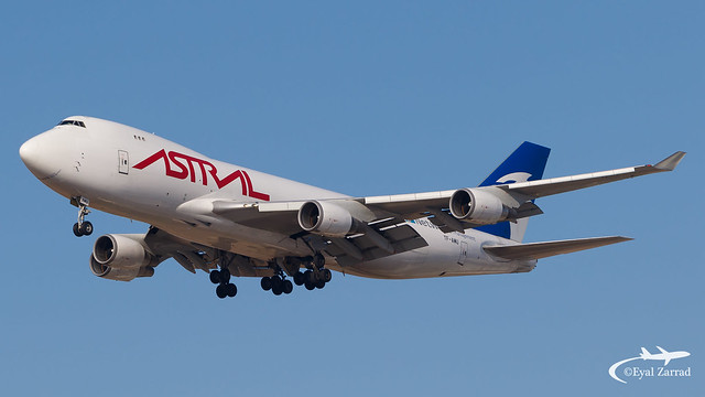 TLV - ** RARE ** Astral Aviation Boeing 747-400F TF-AMU