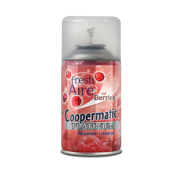 Ambientador Coopermatic Platinum Red Berries Recambio 250 ml