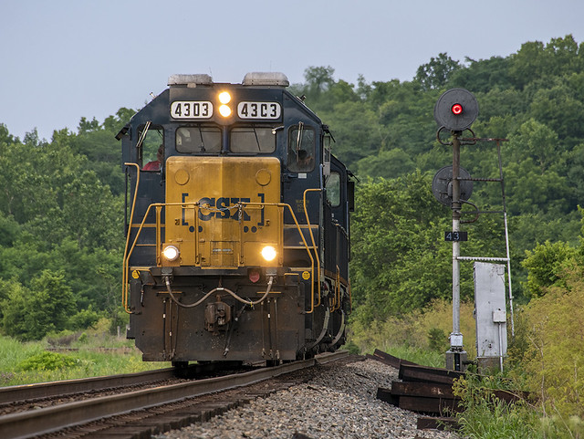 CSX C701-04 at Hayes Station, Kentucky on July 4, 2021