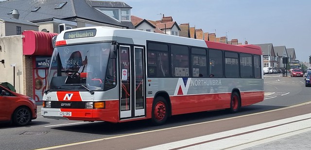 Northumbria Optare Delta G251 SRG seen here on a private journey during the Whitly Bay Bus Rally