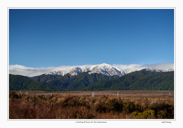 A Dusting Of Snow On The Kaimanawas...
